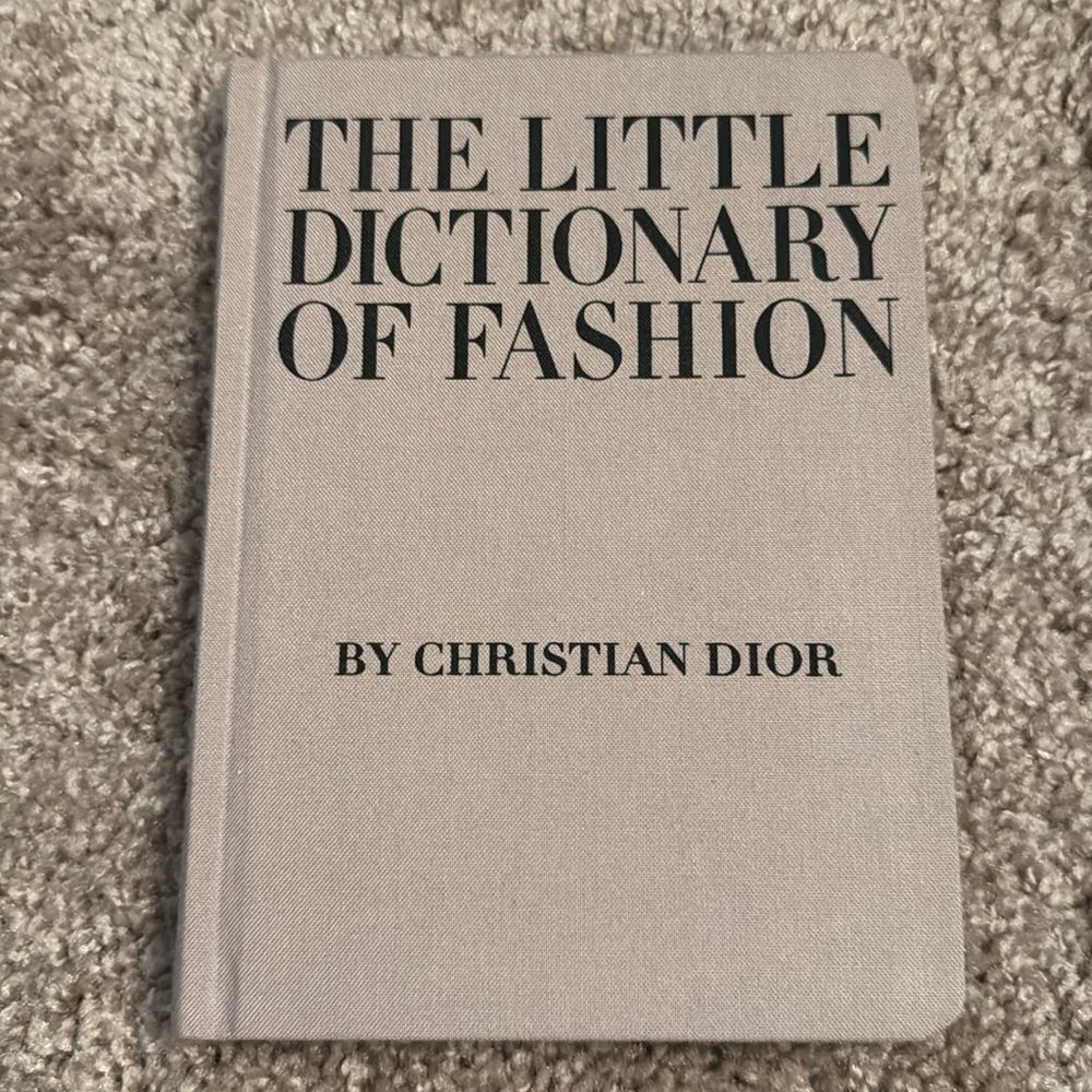 Christian Dior Fashion Book Size 5.13 x 0.75 x 7 inches Color Blush Pink